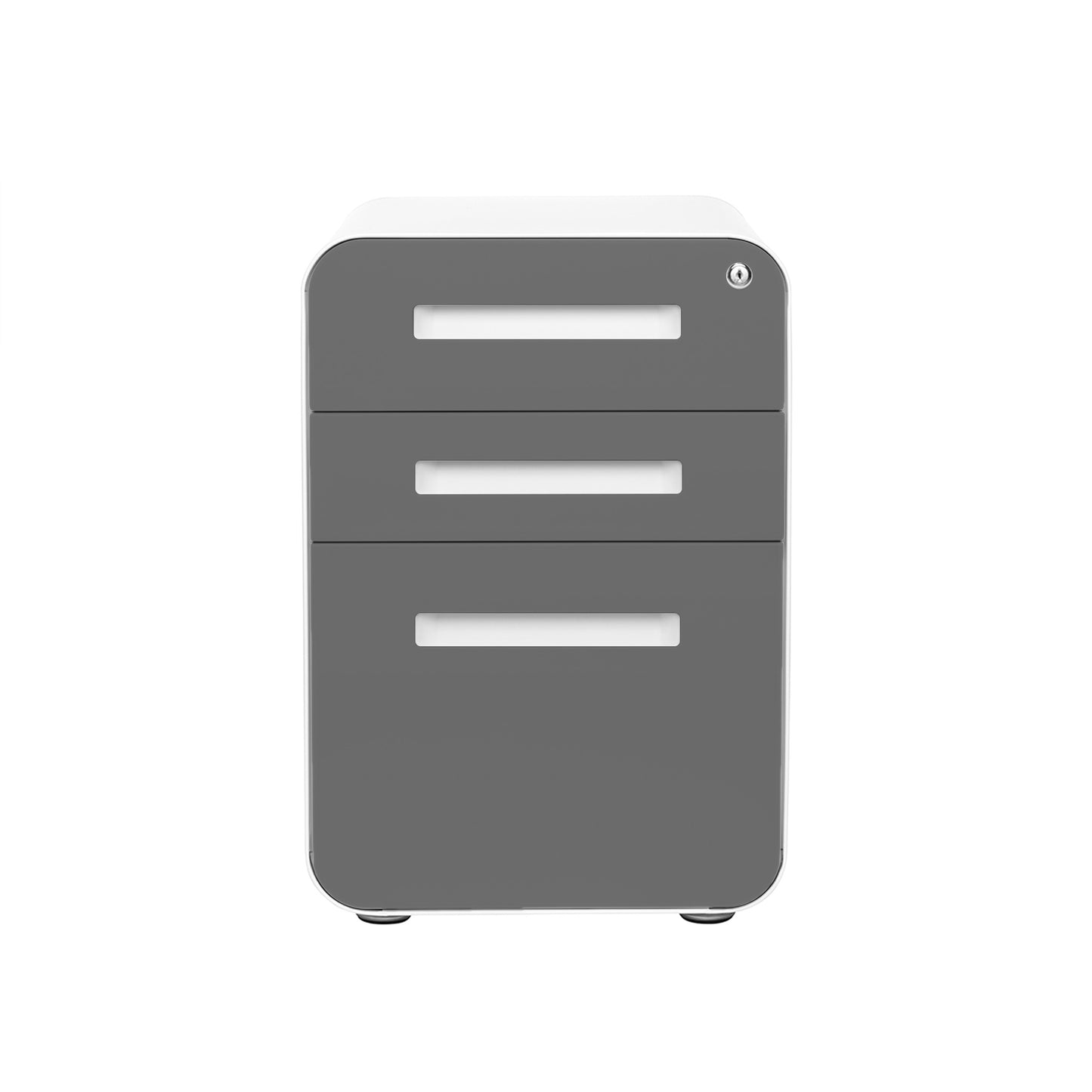 Stockpile Curve File Cabinet (Dark Grey Faceplate)