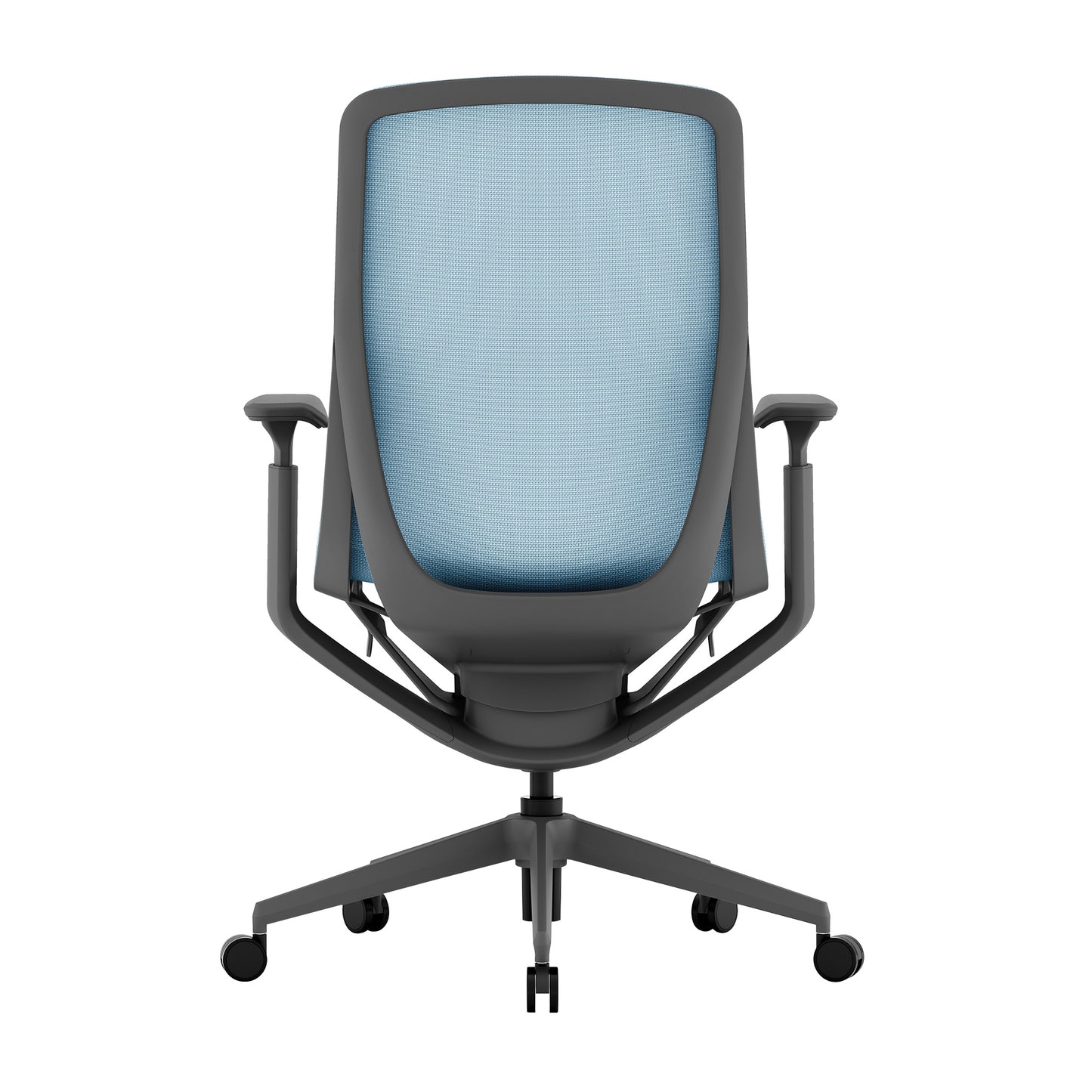 Waverly Mesh Chair (Blue Mesh/Dark Grey Frame)