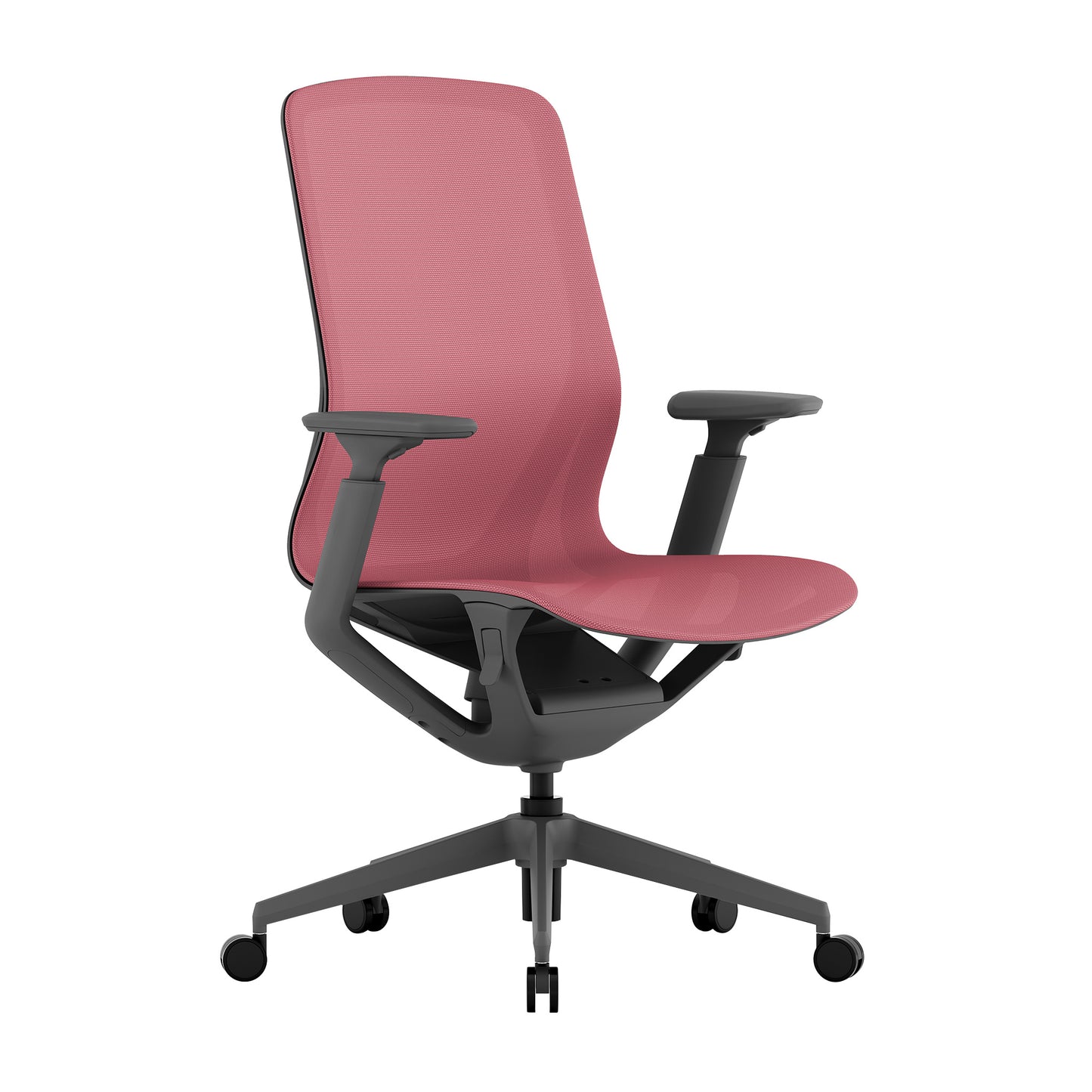 Waverly Mesh Chair (Red Mesh/Dark Grey Frame)