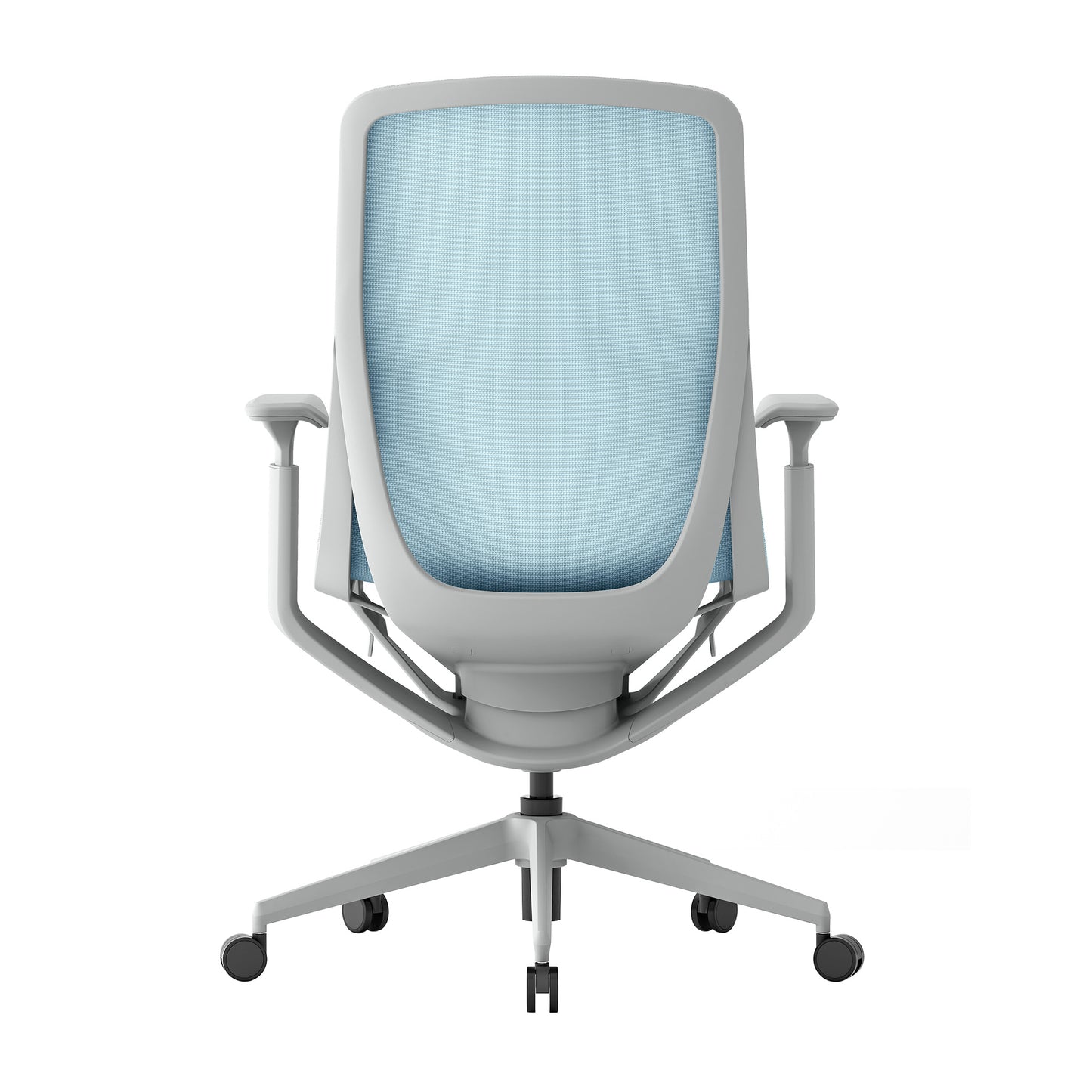 Waverly Mesh Chair (Blue Mesh/Grey Frame)