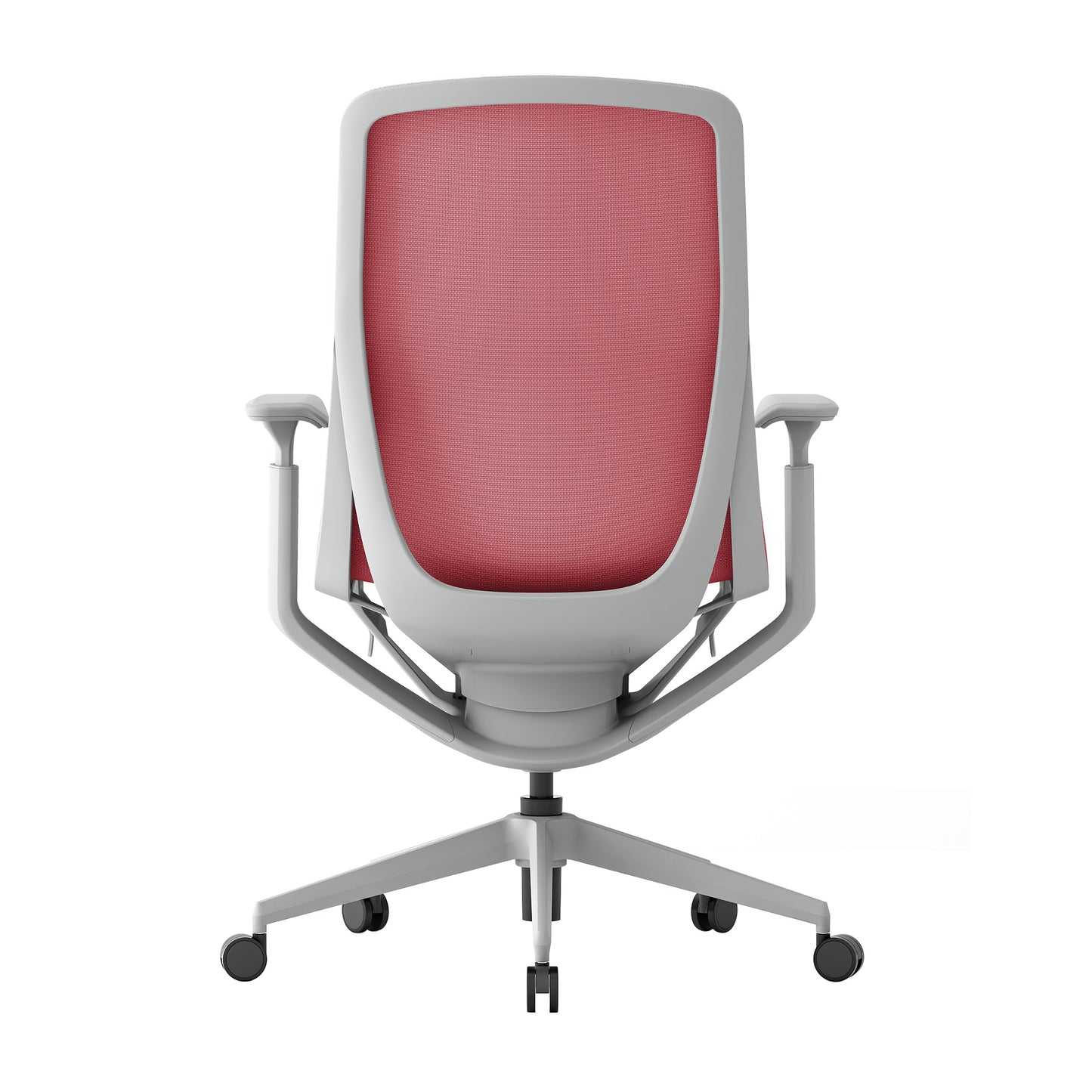 Waverly Mesh Chair (Red Mesh/Grey Frame)