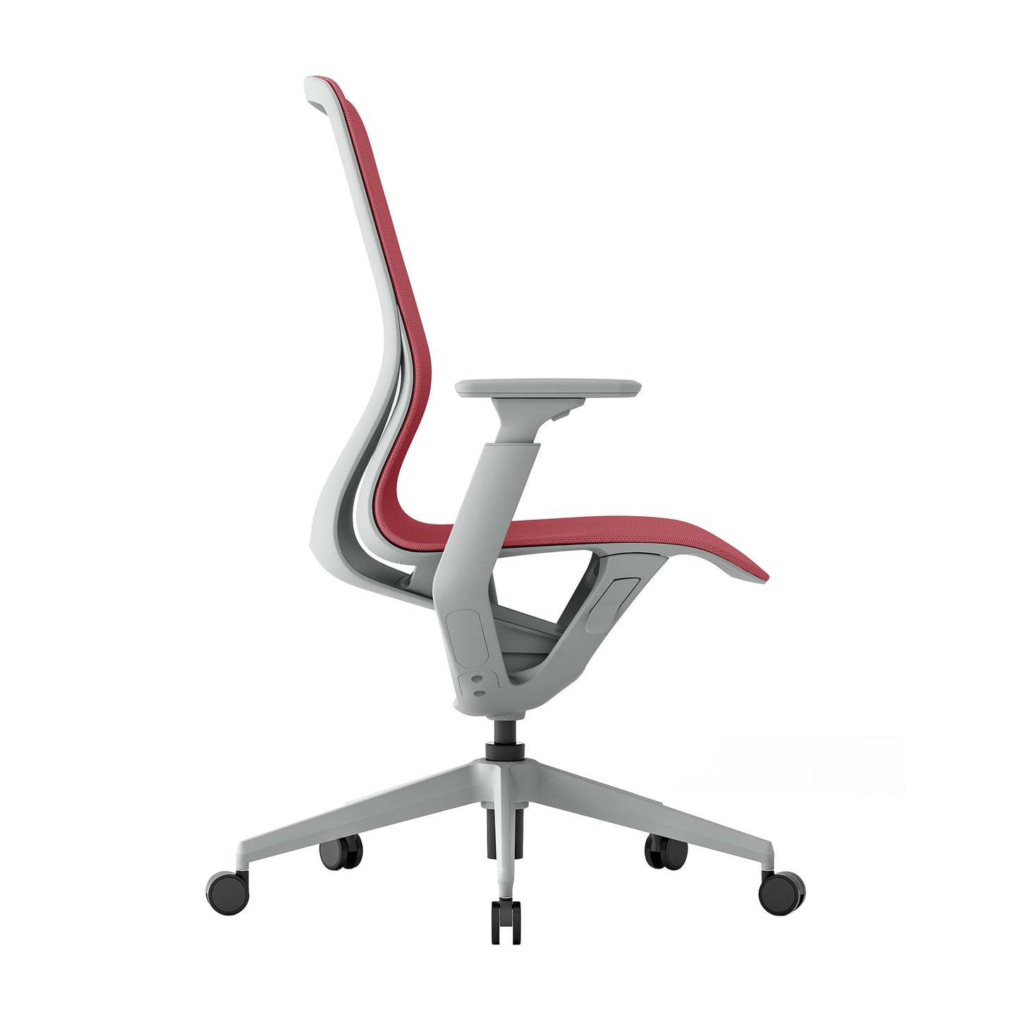 Waverly Mesh Chair (Red Mesh/Grey Frame)
