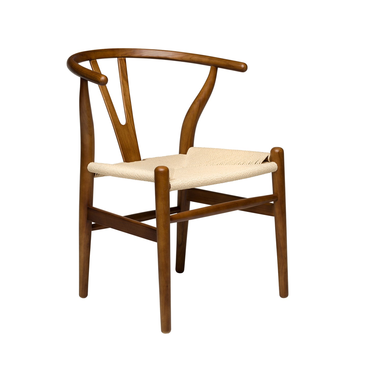 Wishbone Chair (Walnut/Natural Woven Cord)