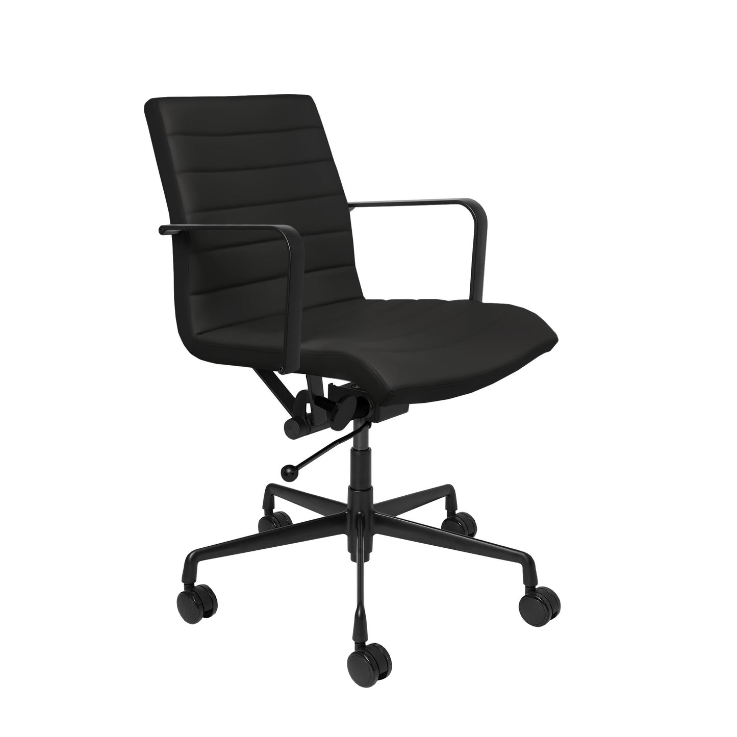 SOHO II Ribbed Management Chair (All Black Limited Edition)