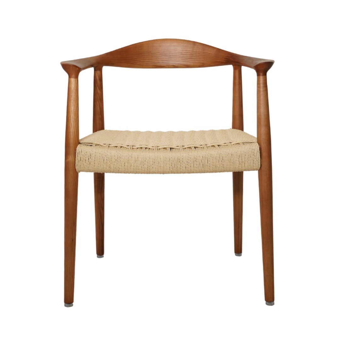 Kennedy Armchair (Walnut/Woven Cord)