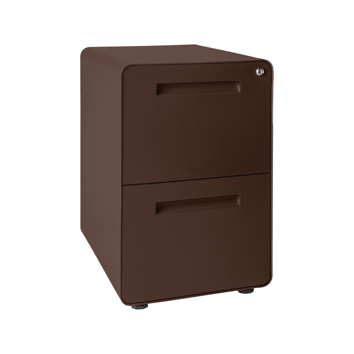 Stockpile Curve 2-Drawer File Cabinet (Dark Brown)