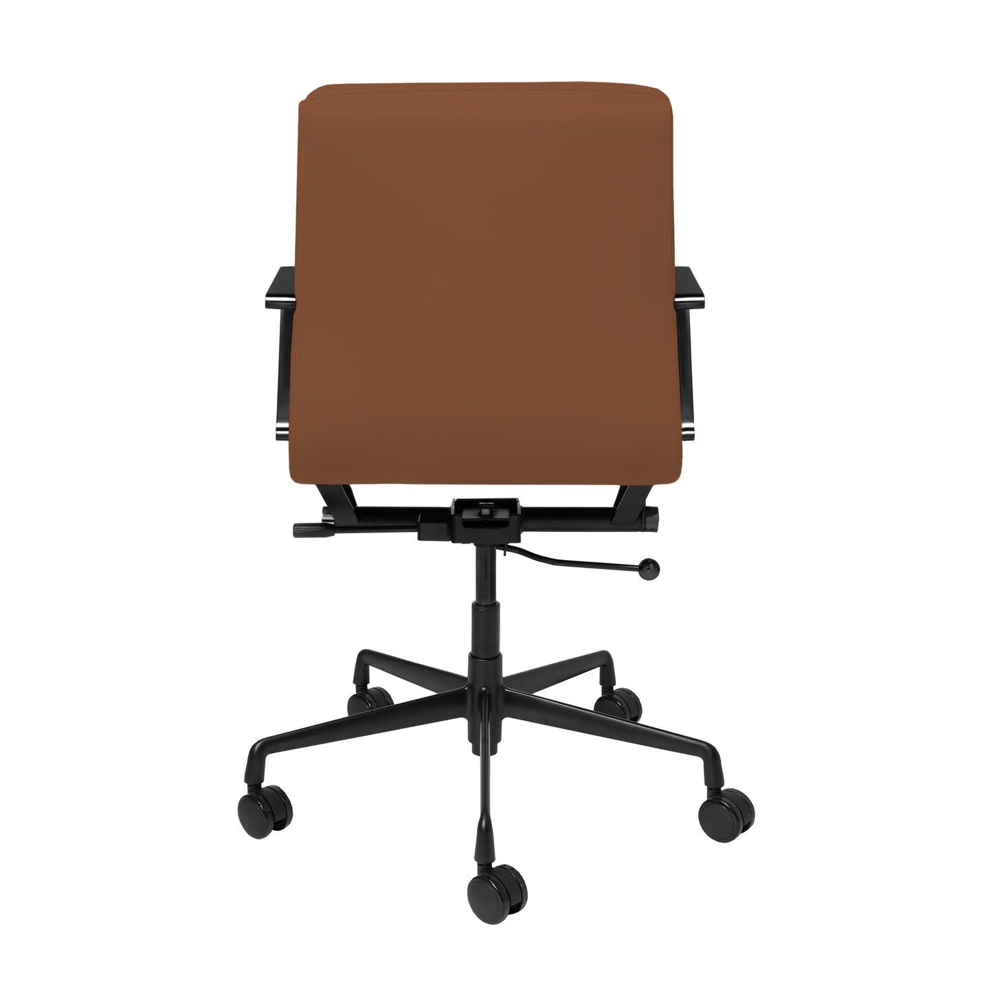 SOHO II Padded Management Chair (Black Frame/Brown)