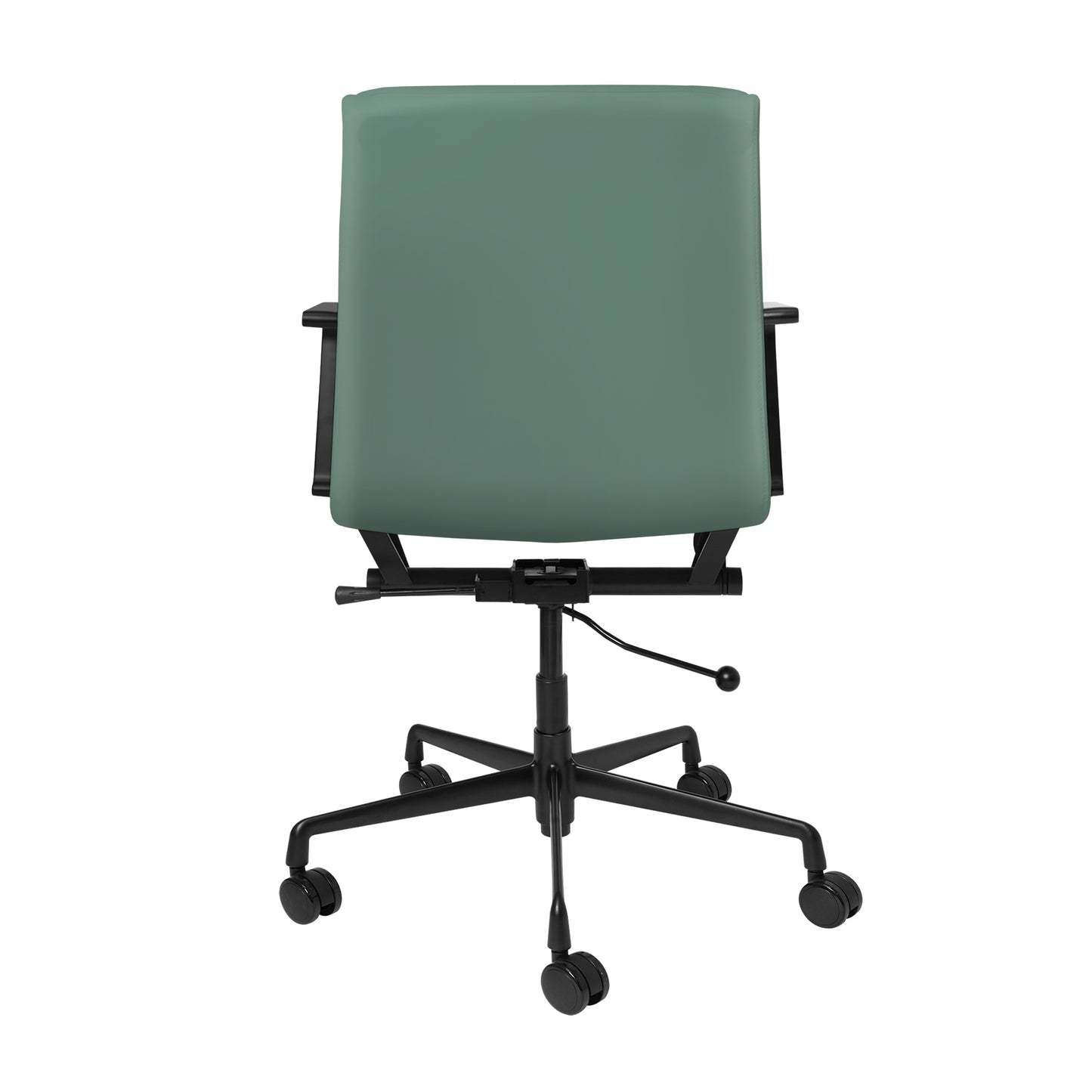 SOHO II Padded Management Chair (Black Frame/Sage Green)