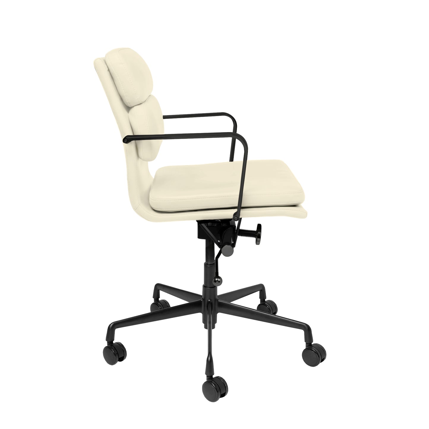 SOHO II Padded Management Chair (Black Frame/Sand)