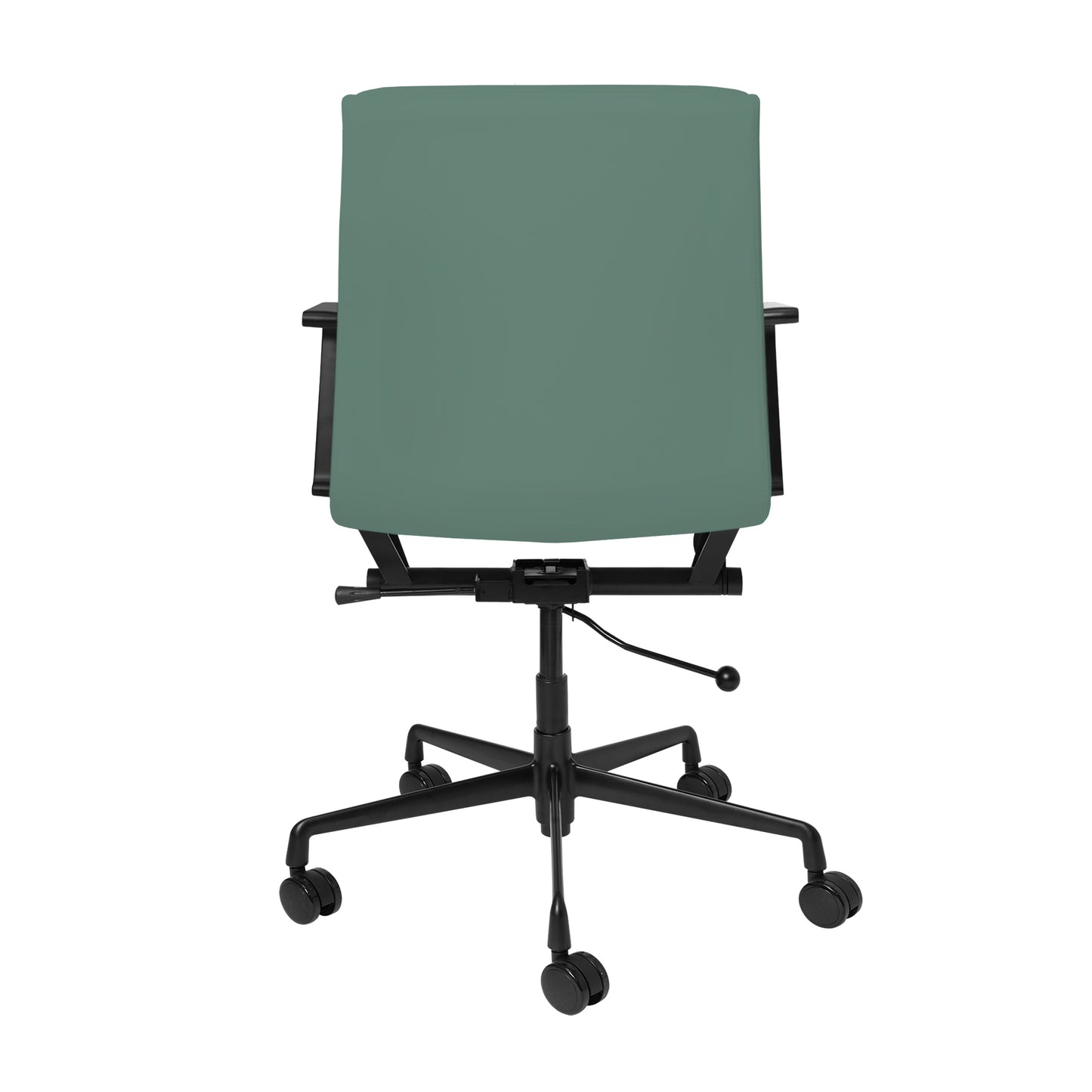 SOHO II Ribbed Management Chair (Black Frame/Sage Green)