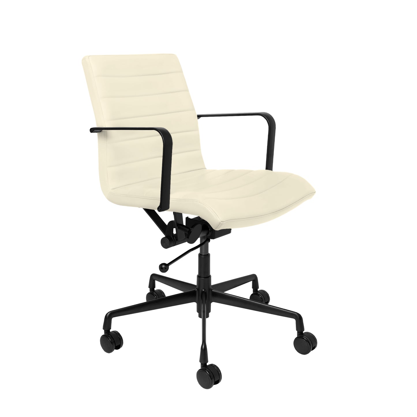 SOHO II Ribbed Management Chair (Black Frame/Sand)