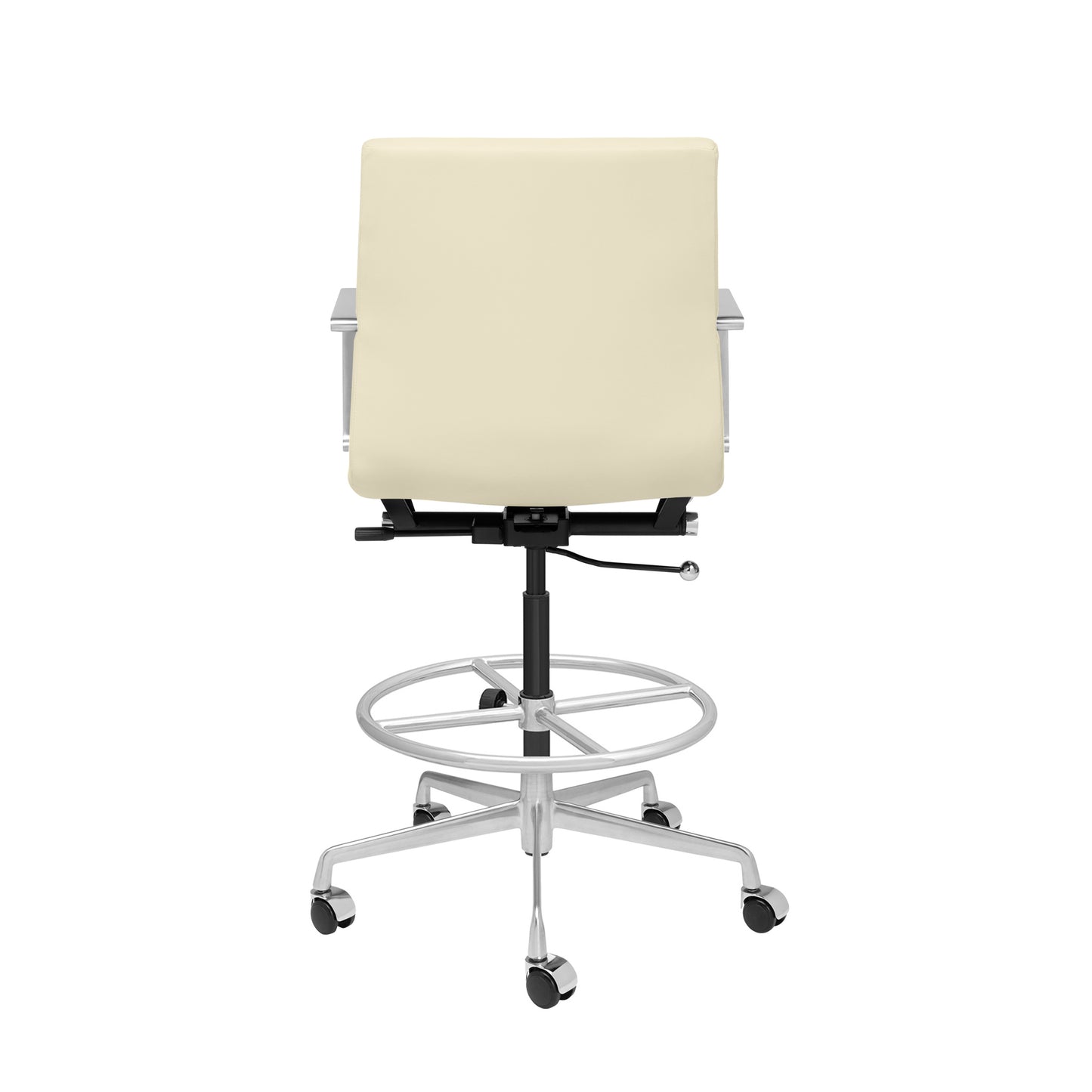 SOHO II Ribbed Drafting Chair (Sand)