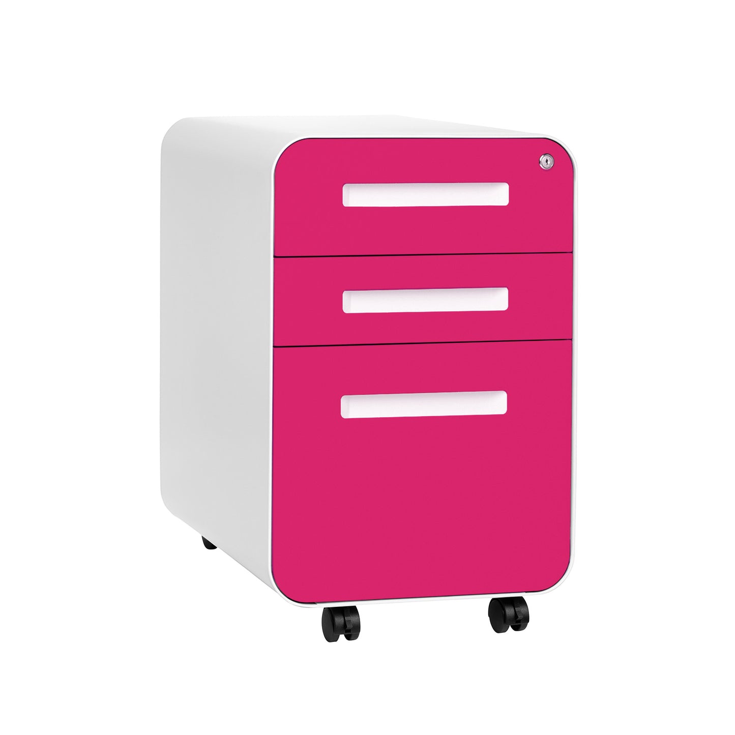 Stockpile Curve File Cabinet (Hot Pink Faceplate)