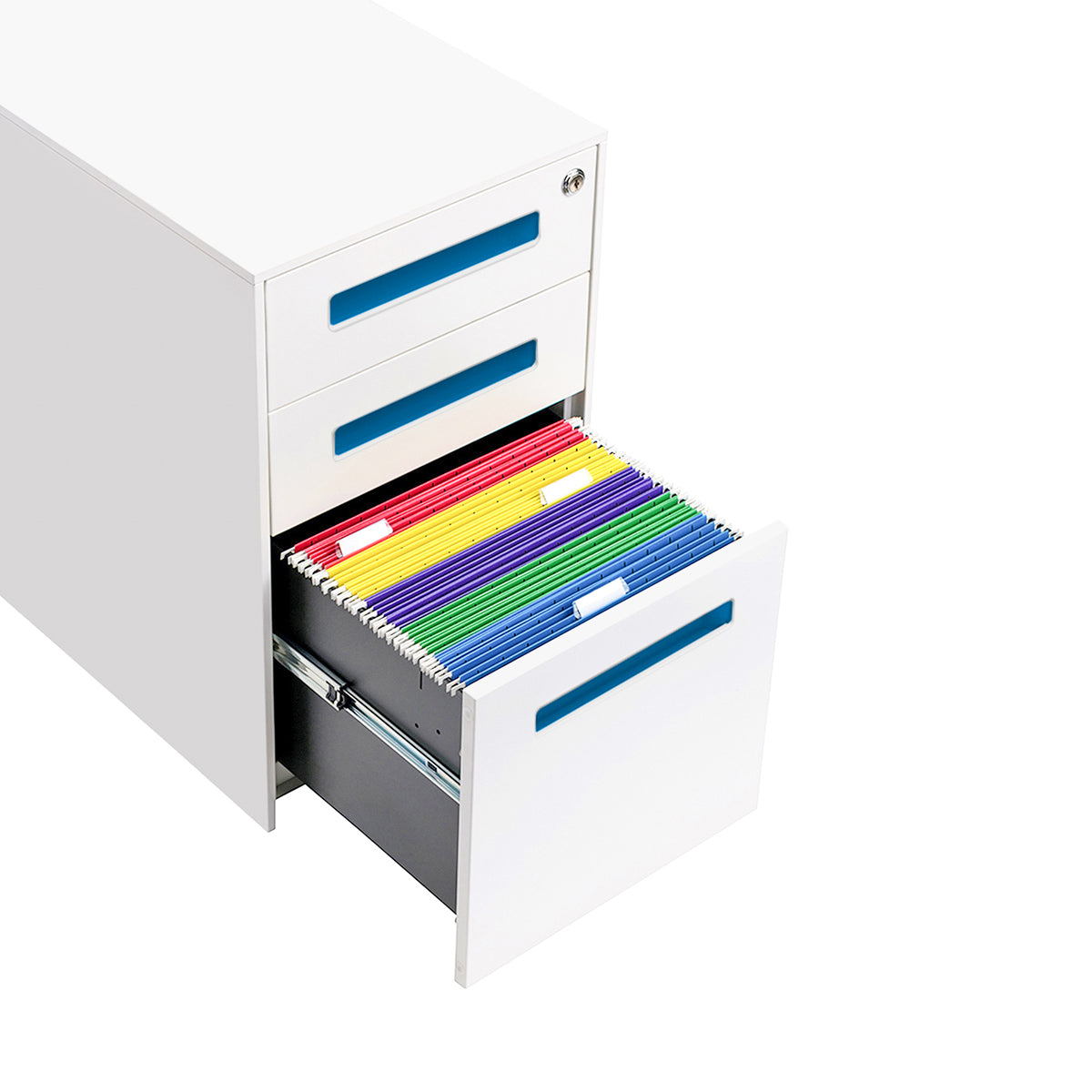 Stockpile Square File Cabinet (Blue)