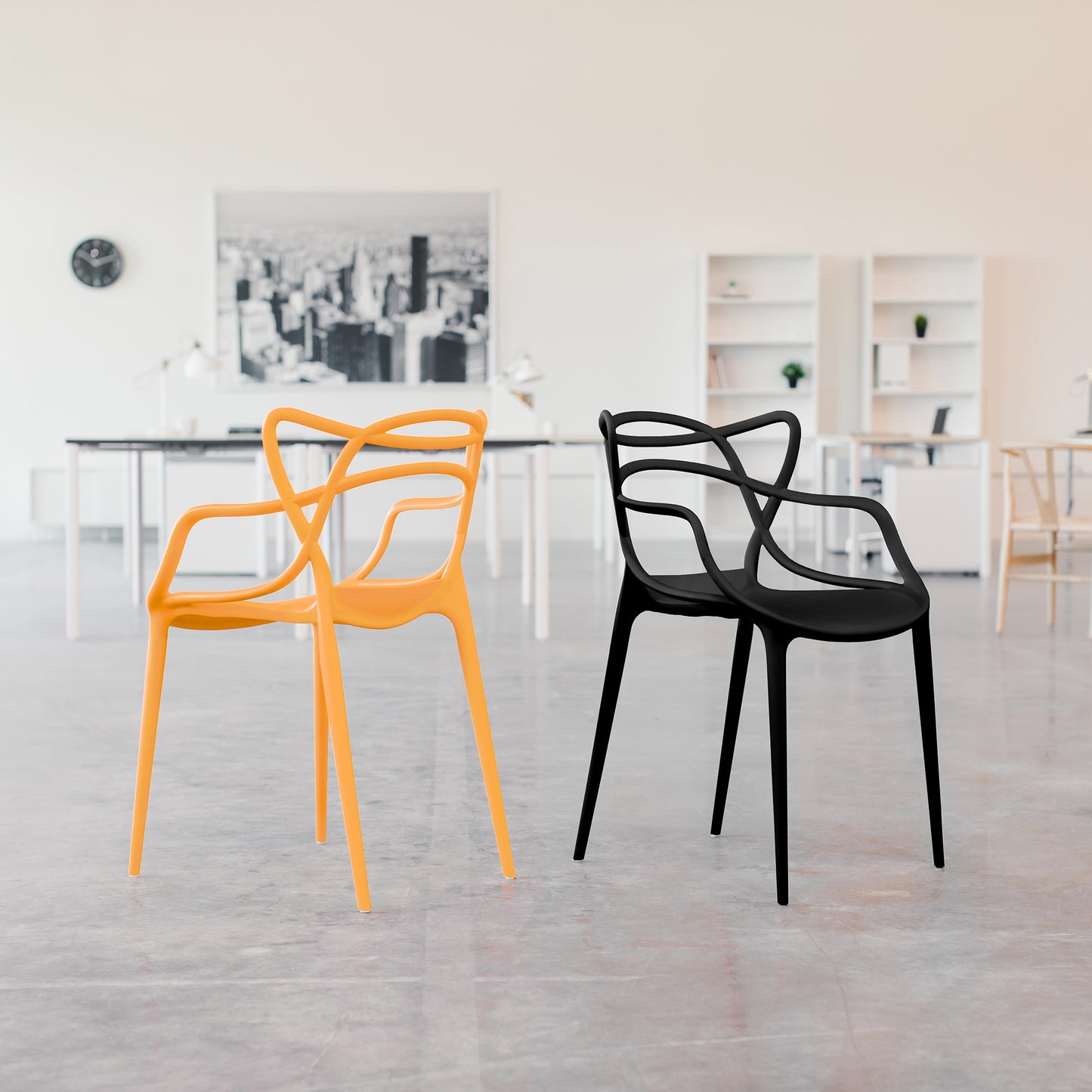 Set of 2 - Masters Entangled Chair (Orange)