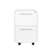 Stockpile Curve 2-Drawer File Cabinet (White)