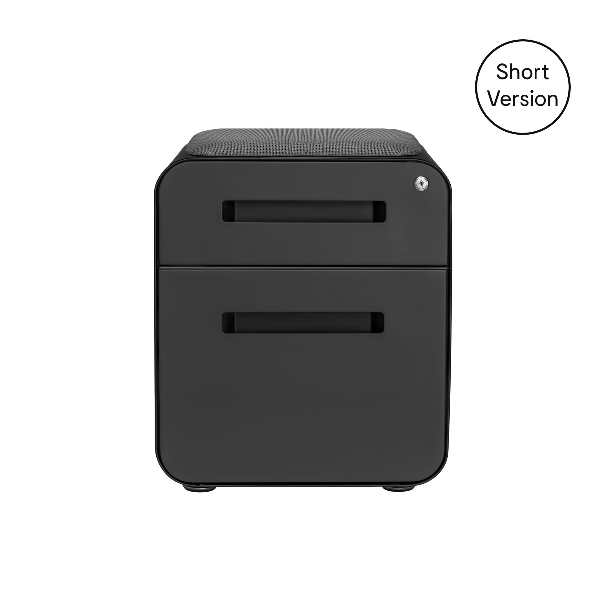 Stockpile Mini 2-Drawer File Cabinet (Black)