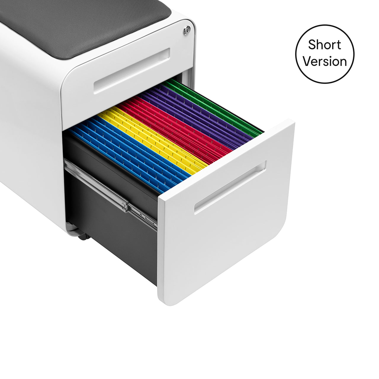 Stockpile Mini 2-Drawer File Cabinet (White)