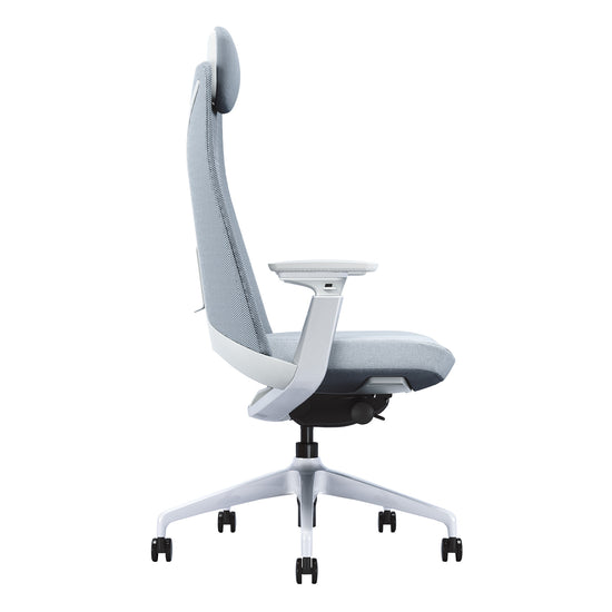 Beacon Tall Back Mesh Chair (Light Blue) – Laura Furniture