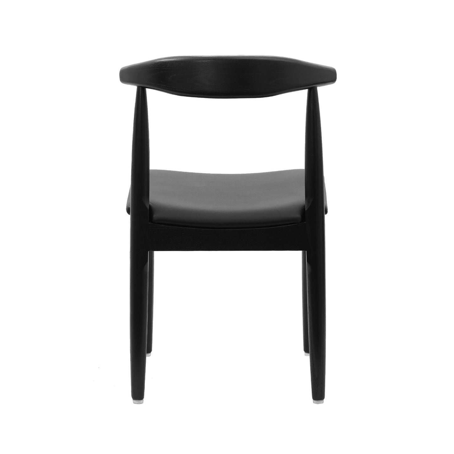 Kennedy Elbow Chair (Black/Italian Leather)