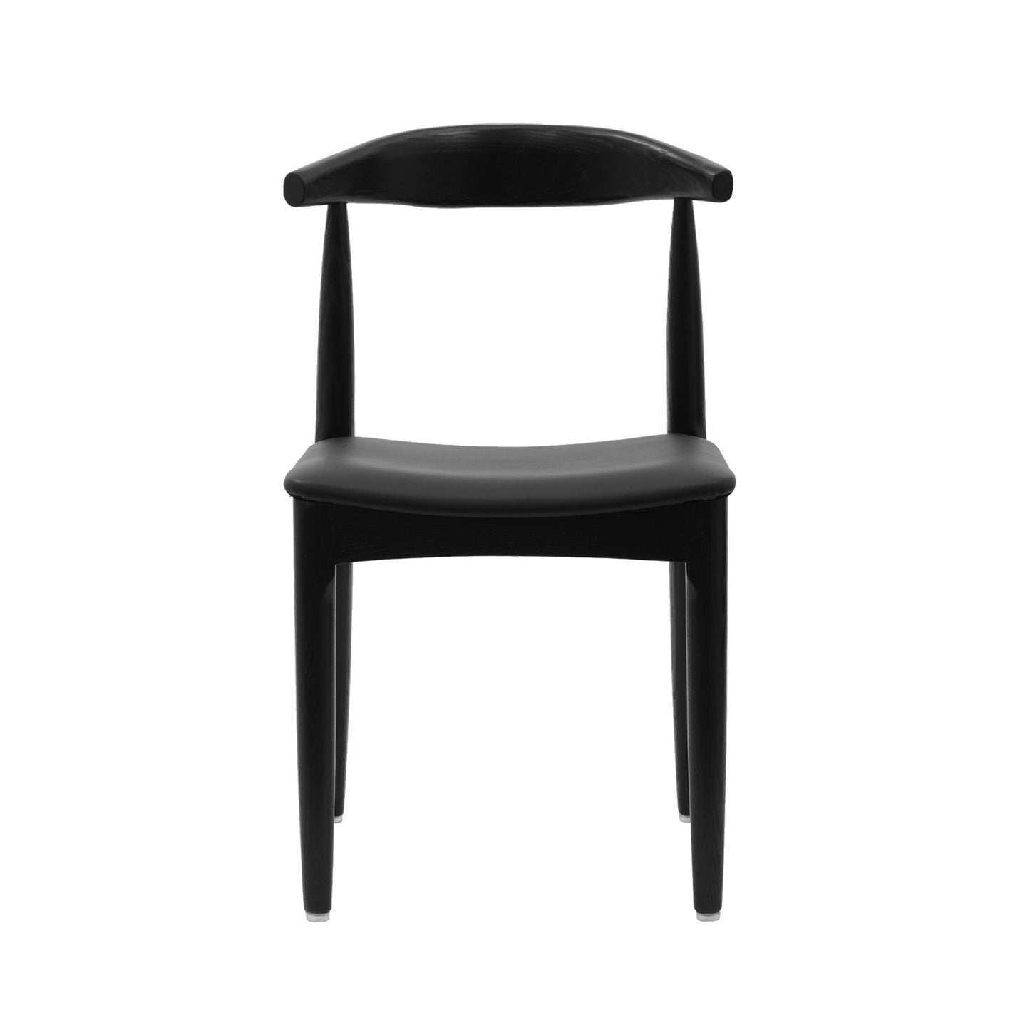Kennedy Elbow Chair (Black/Italian Leather)