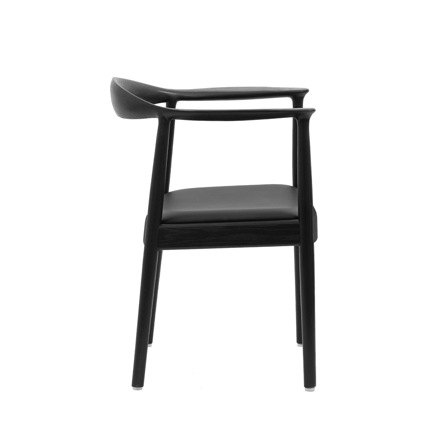 Kennedy Armchair (Black/Italian Leather)