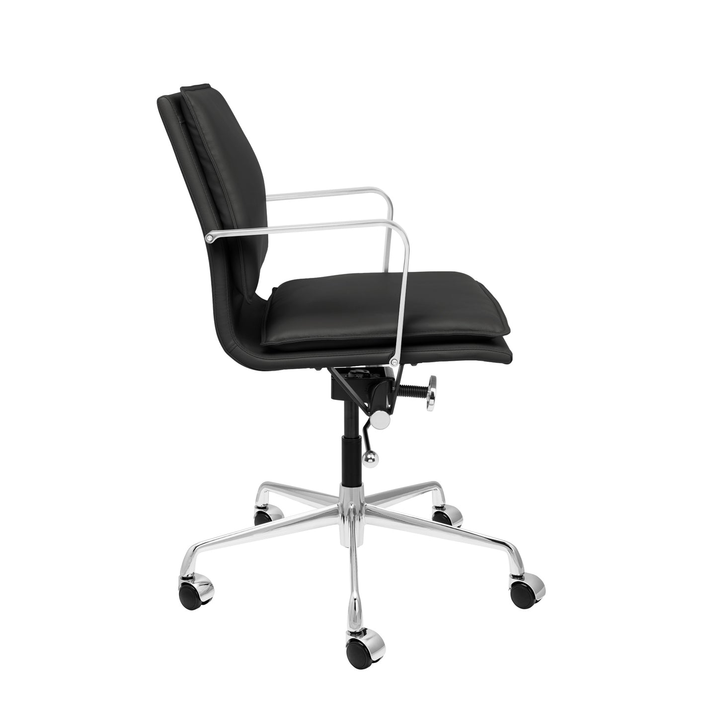 Eamesy Style Office Chair Soft Pad Low Back - Leather