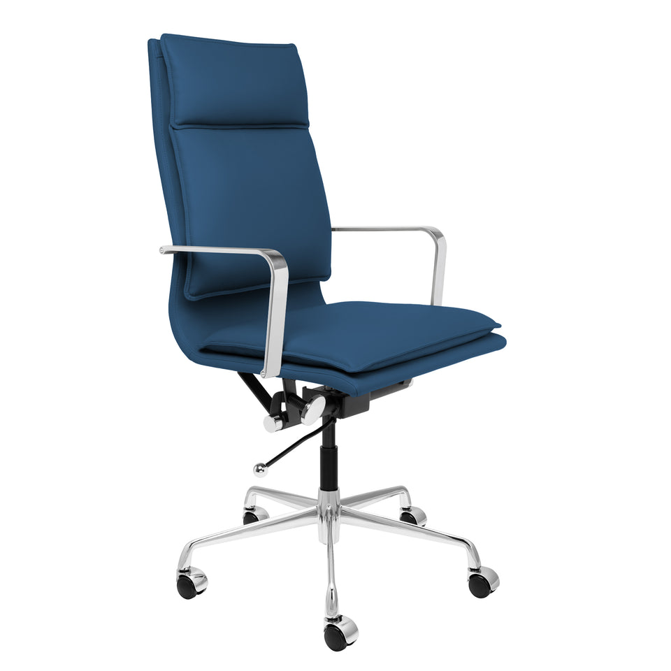 Lexi II Tall Back Padded Chair (Blue)
