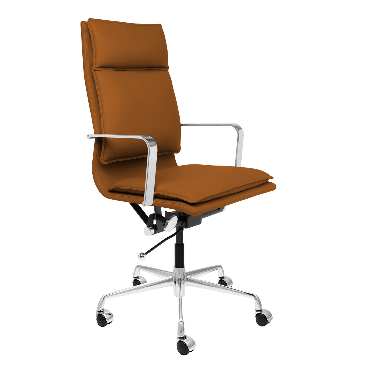 Lexi II Tall Back Padded Chair (Brown)