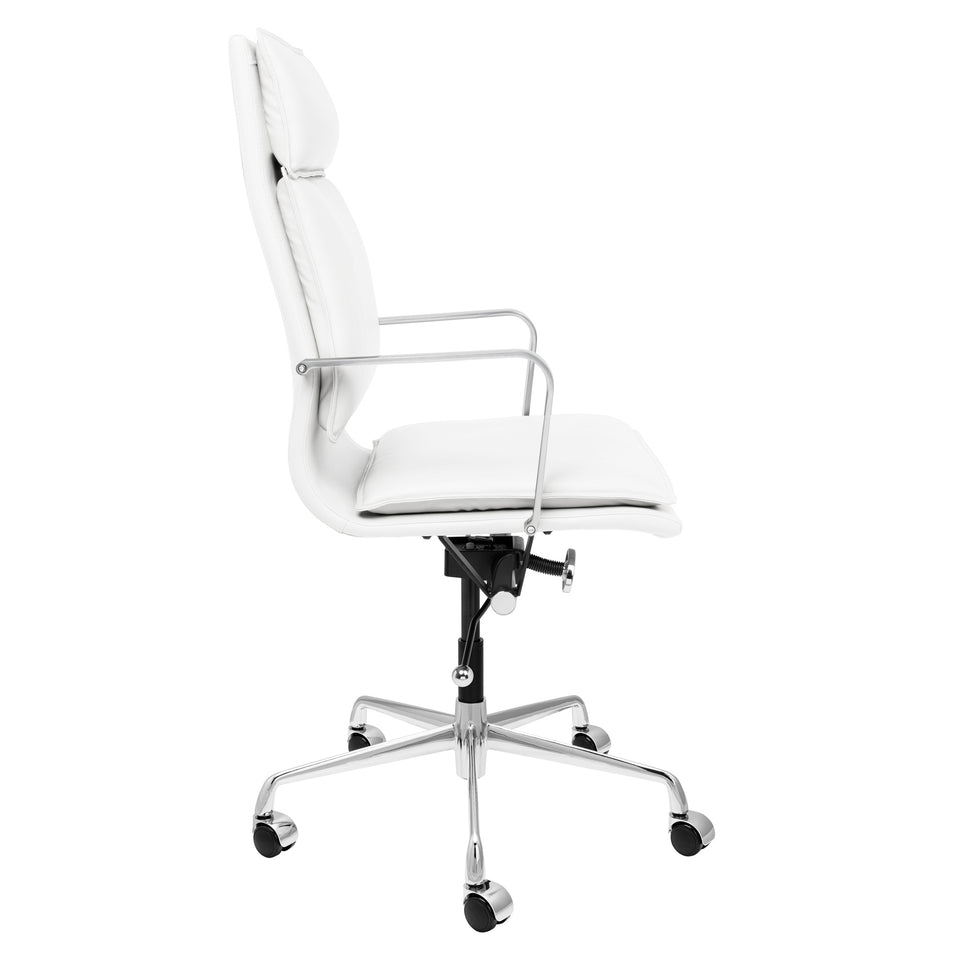 Lexi II Tall Back Padded Chair (White)