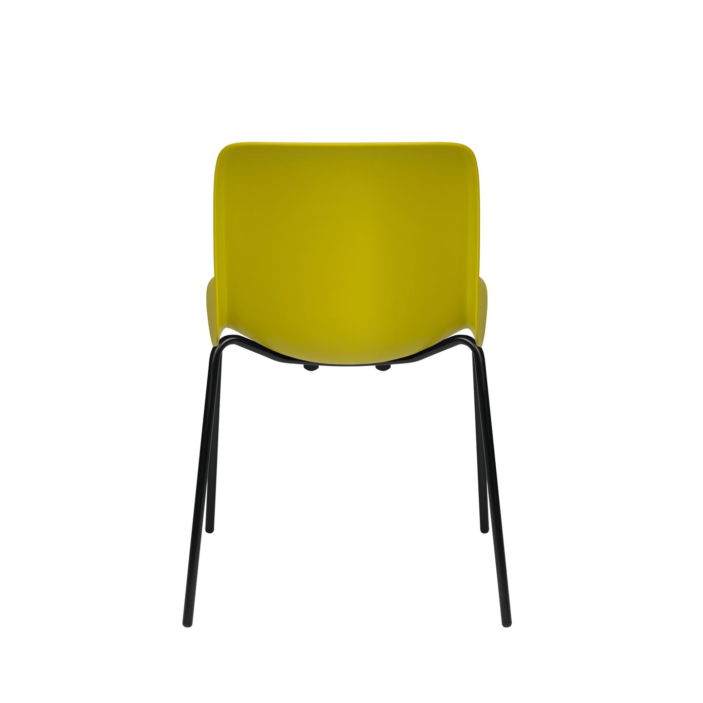Murray Side Chairs, 4-Leg Base, Set of 2 (Yellow)