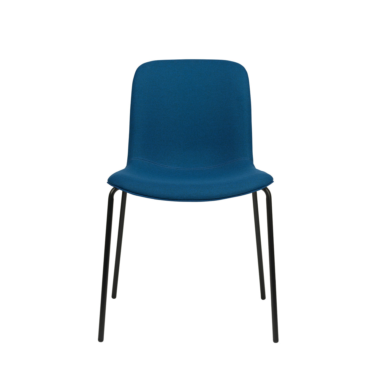Murray Side Chairs, 4-Leg Base, Set of 2 (Blue Fabric)