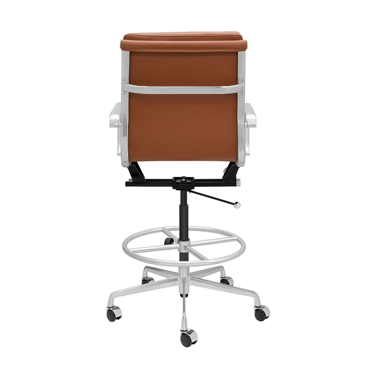 Classic SOHO Soft Padded Drafting Chair (Brown)