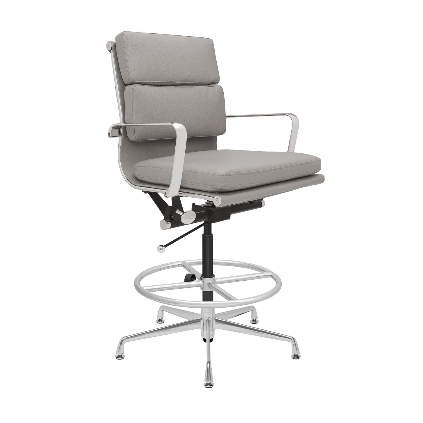 Classic SOHO Soft Padded Drafting Chair (Grey)