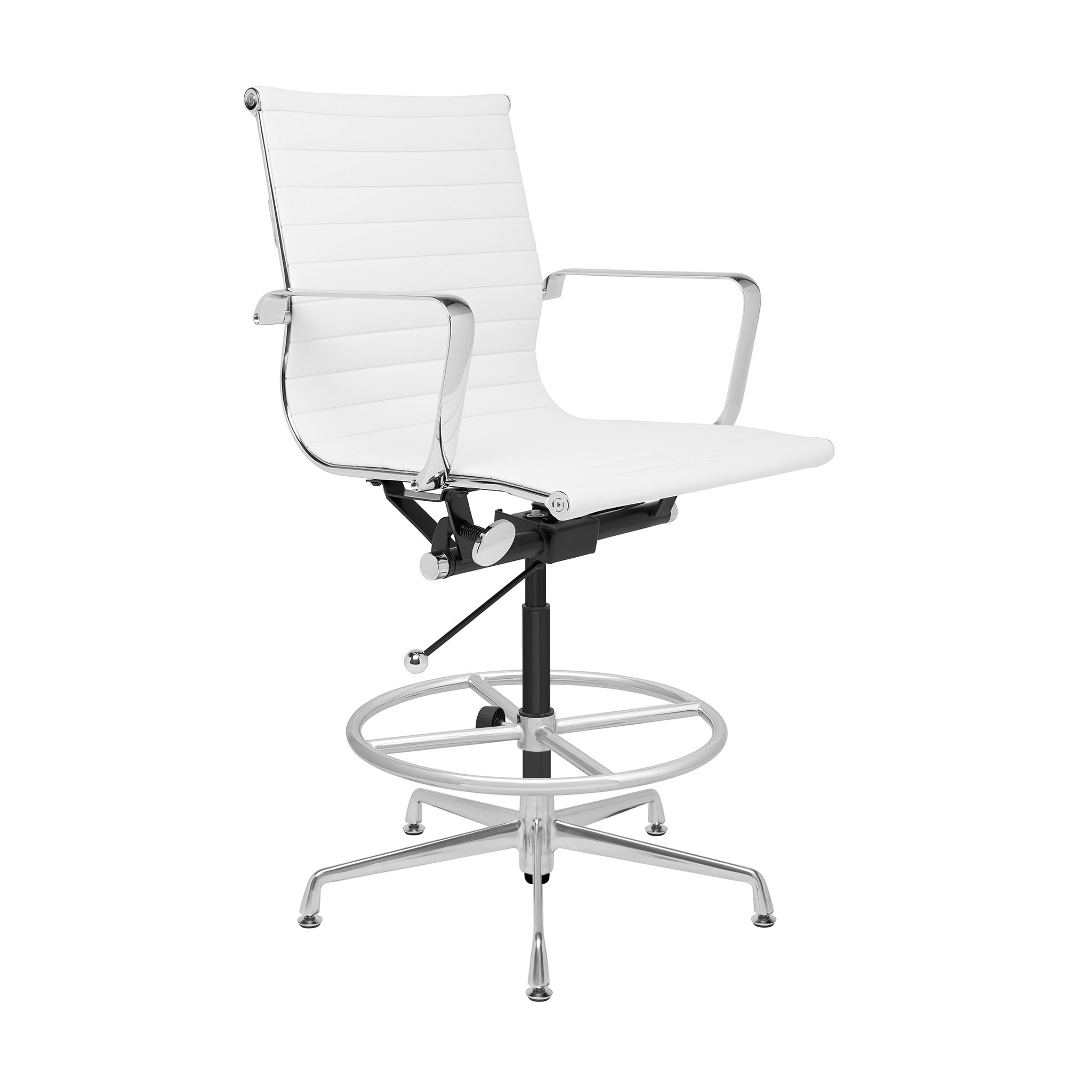 Soho ribbed drafting discount chair