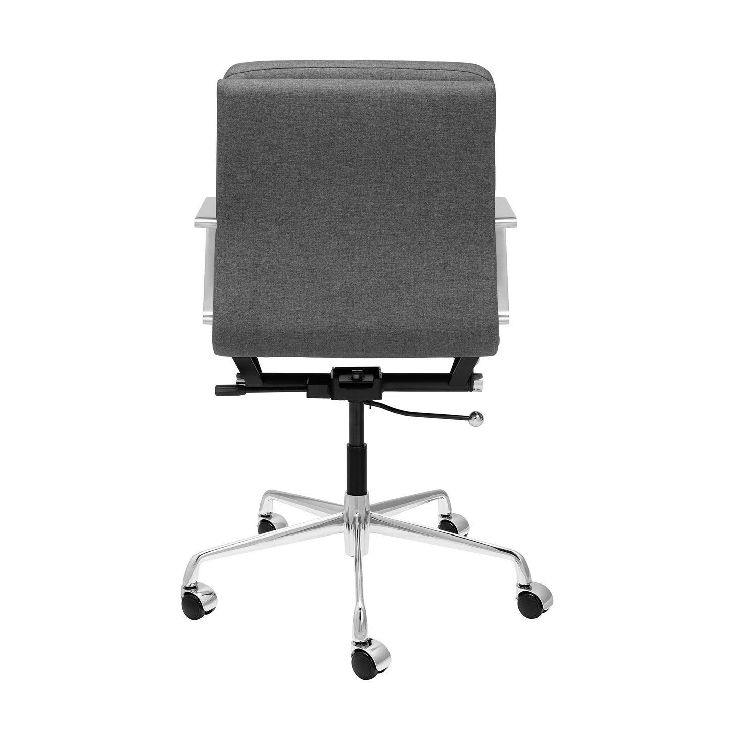 SOHO II Padded Management Chair (Charcoal Fabric)