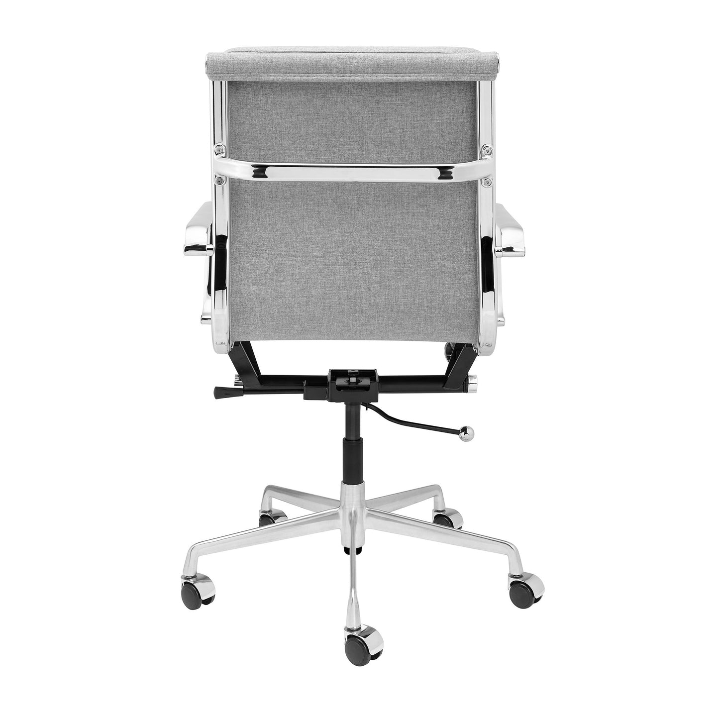 Classic SOHO Soft Padded Management Chair (Grey Fabric)