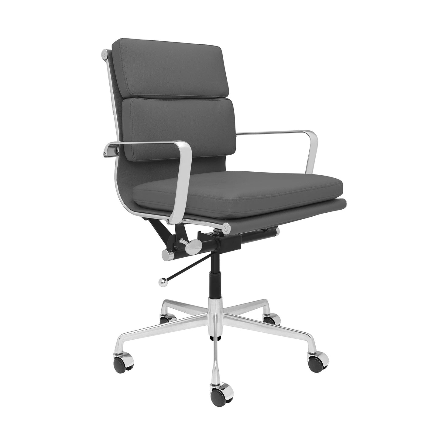 Classic SOHO Soft Padded Management Chair (Dark Grey)