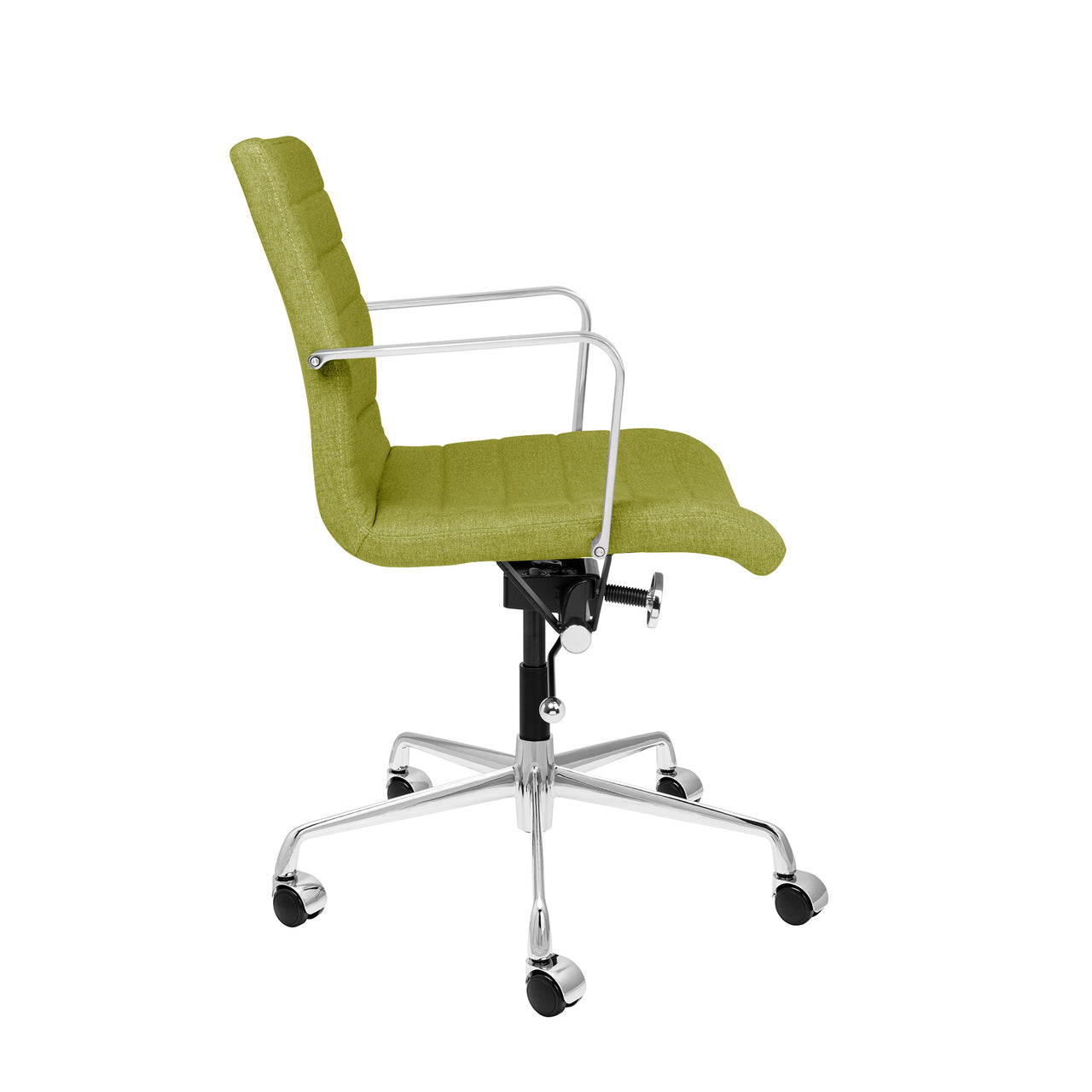 SOHO II Ribbed Management Chair (Green Fabric)
