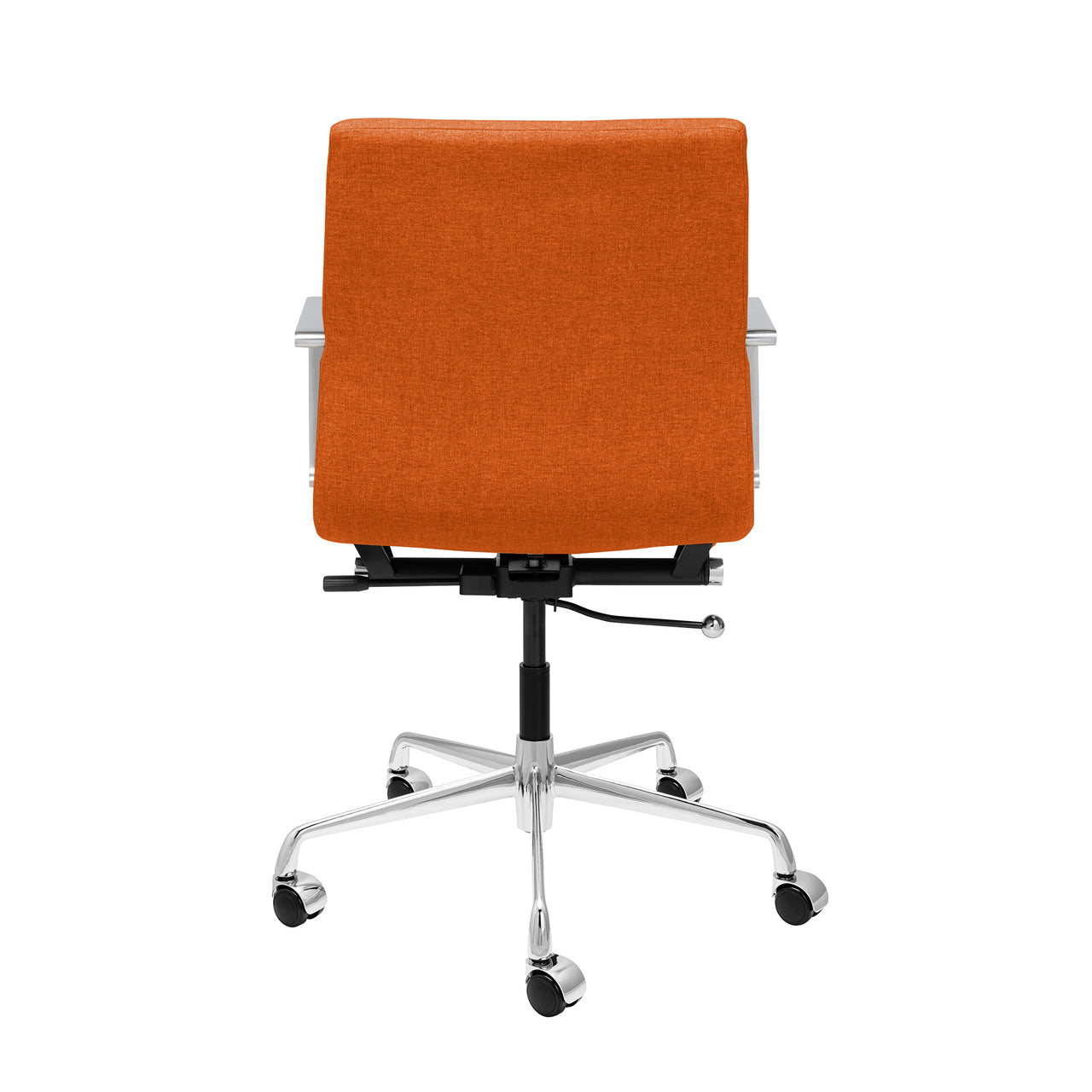 SOHO II Ribbed Management Chair (Orange Fabric)