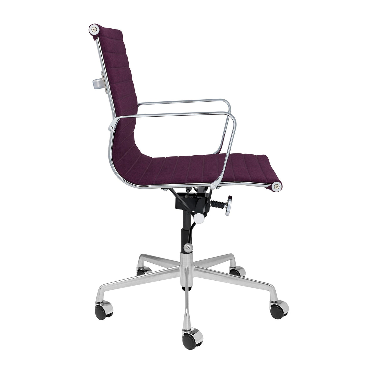 Classic SOHO Ribbed Management Chair (Purple Fabric)