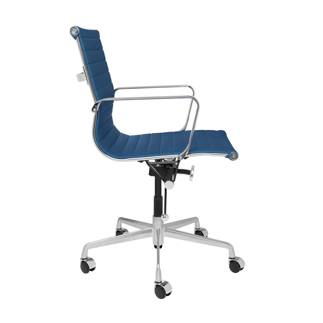 Classic SOHO Ribbed Management Chair (Blue)