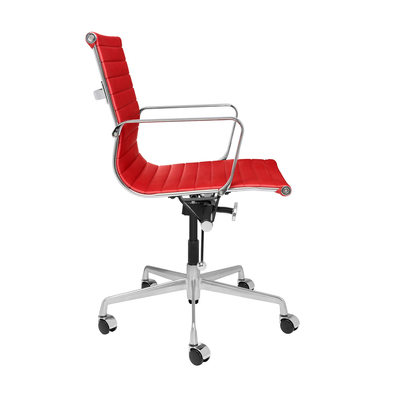 Classic SOHO Ribbed Management Chair (Red)