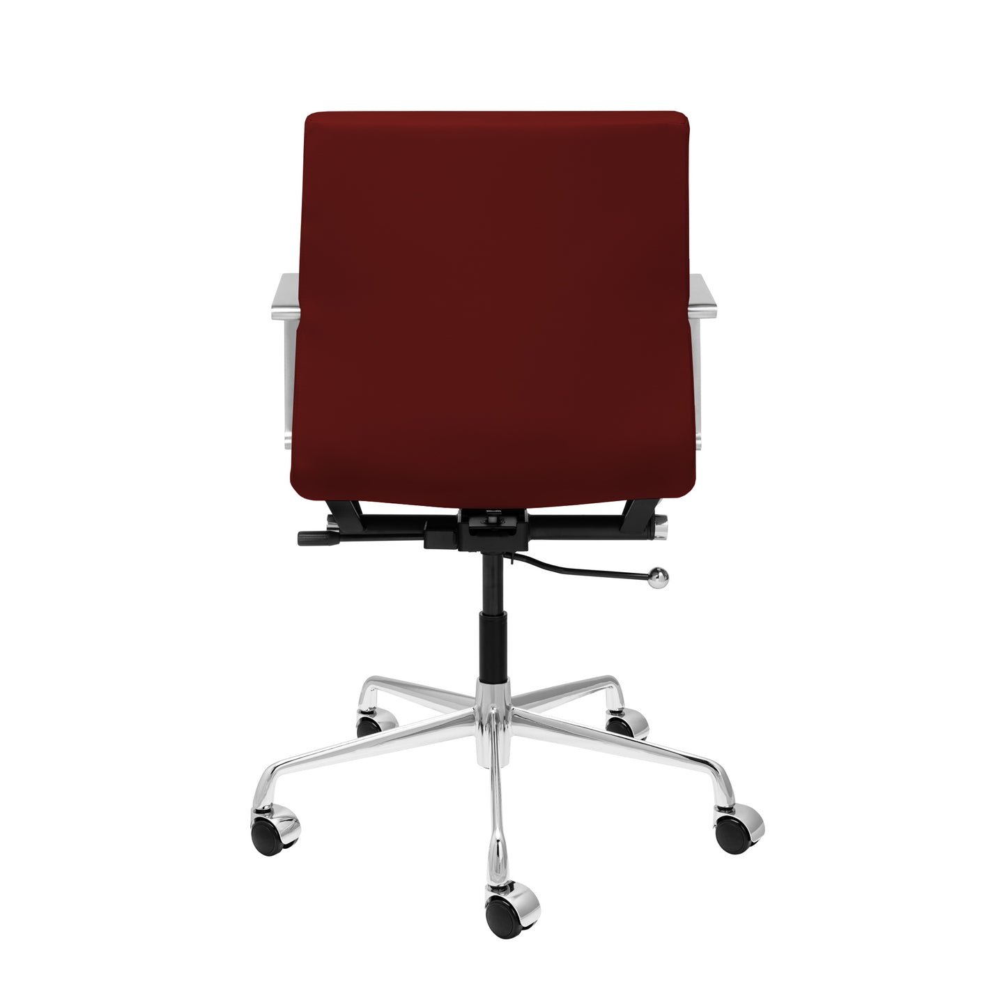 SOHO II Ribbed Management Chair (Burgundy)