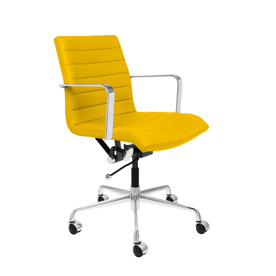 SOHO II Ribbed Management Chair (Yellow)
