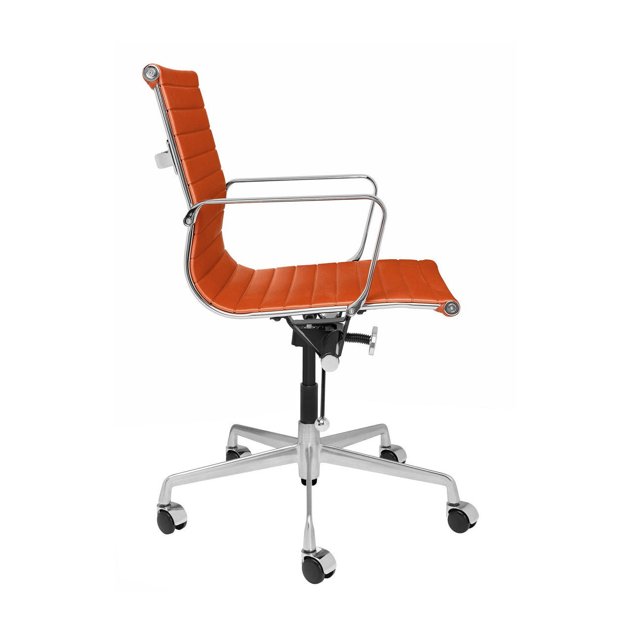 Classic SOHO Ribbed Management Chair (Orange)