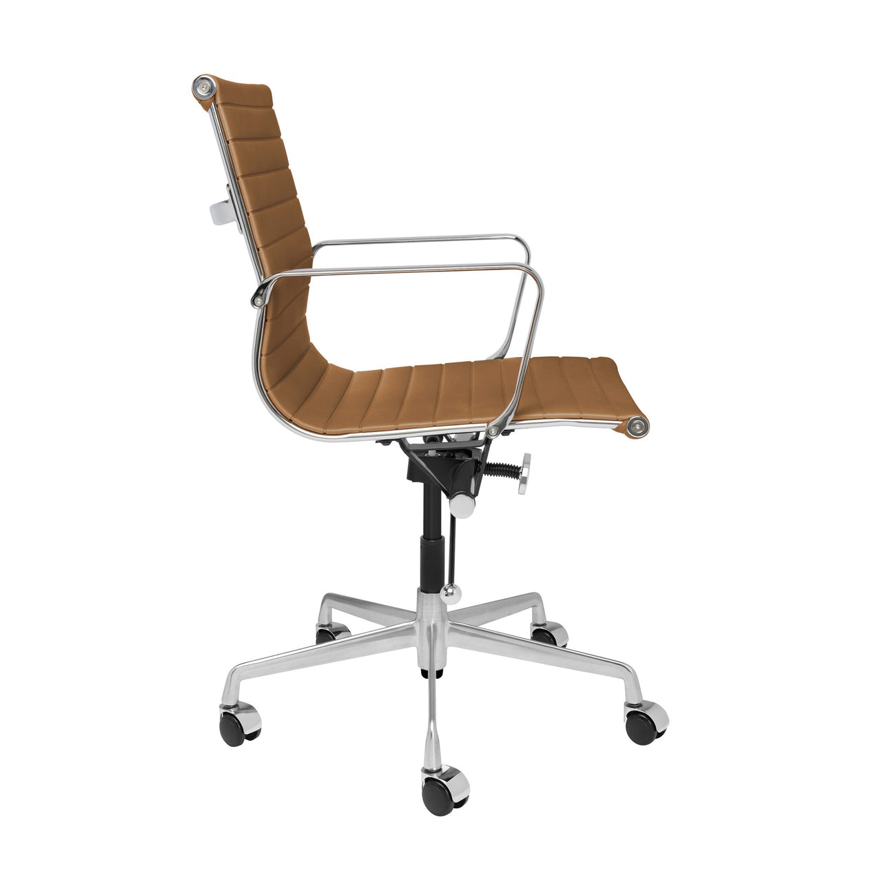 Classic SOHO Ribbed Management Chair (Tan)