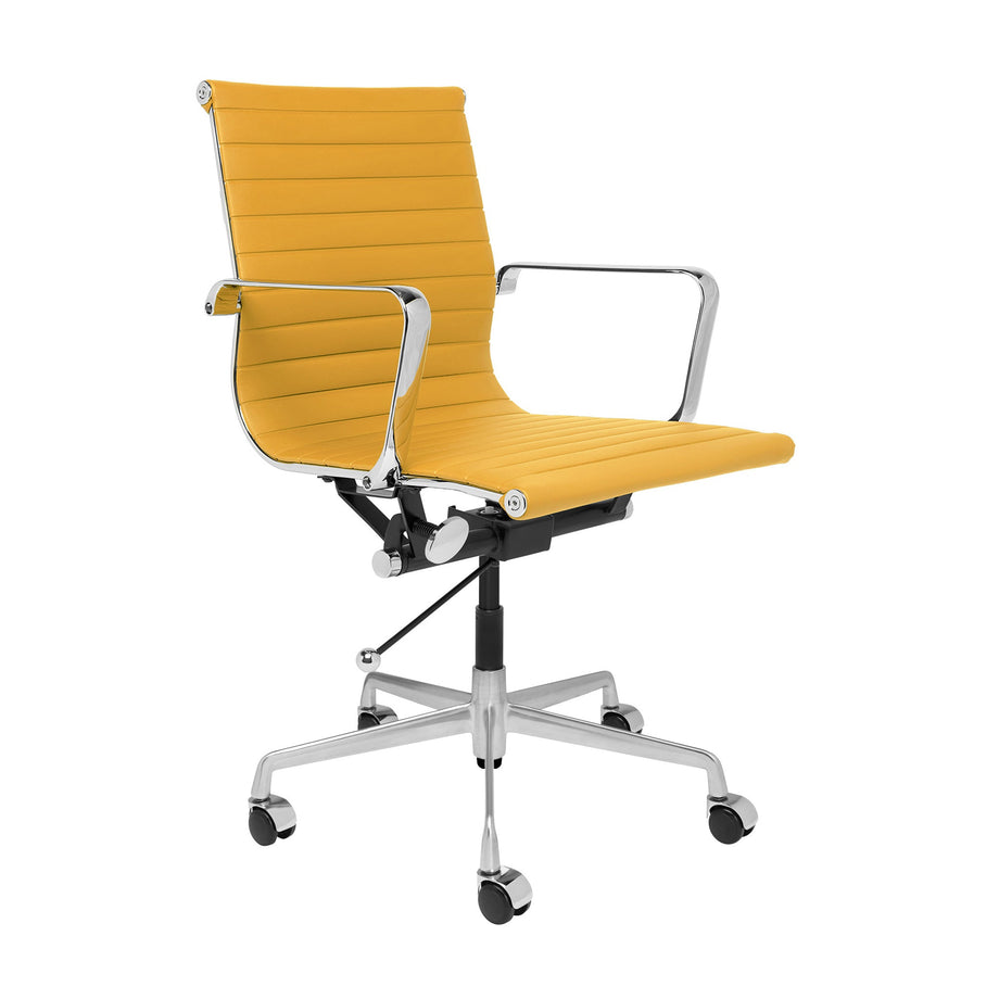Classic SOHO Ribbed Management Chair (Yellow) – Laura Furniture