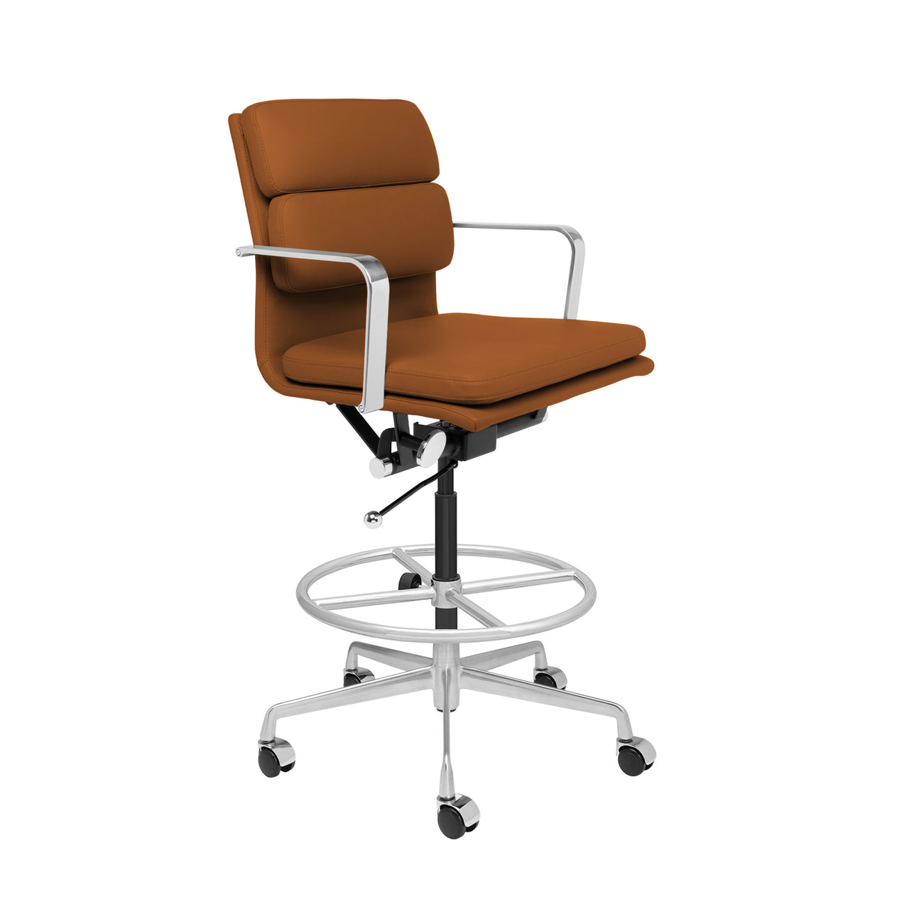 SOHO II Padded Drafting Chair (Brown)