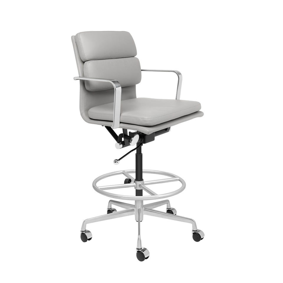 SOHO II Padded Drafting Chair (Grey)